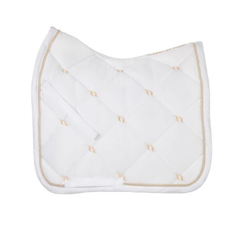 Back on Track Nights Collection Dressage Saddle Pad - White