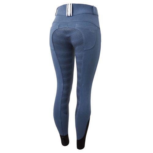 READY TO SHIP: Horze Women's Full Seat Breeches w/Elastic Leg - EU 38/US 26 - Bearing Sea