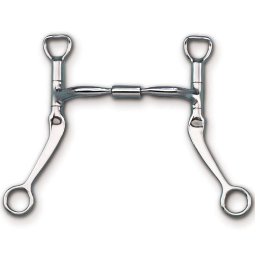 Myler 7" Flat Shank  MB 02 Comfort Snaffle w/Wide Barrel MB 02