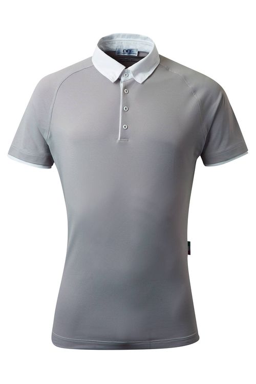 READY TO SHIP: Alessandro Albanese Men's Short Sleeve Polo Skin Shirt - XX Large - Grey