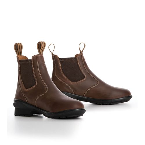READY TO SHIP: Tredstep Liffey Pull On Short Country Boot - 37 - Mahogany