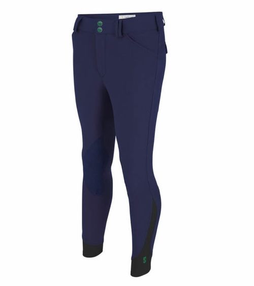 SALE RACK: Tredstep Men's Verde Knee Patches Breeches - 34 Regular - Navy