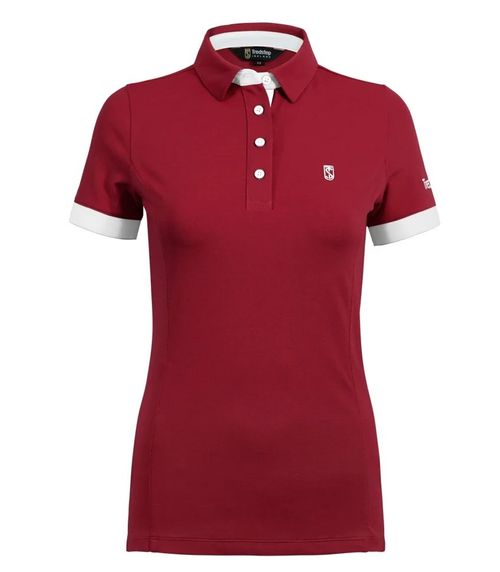 READY TO SHIP: Tredstep Women's Performance Polo - Medium - Chilli Pepper