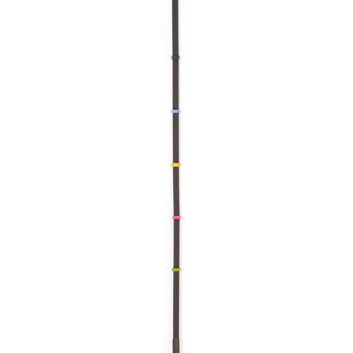 Camelot AntiSlip Colored Stop Reins - Brown
