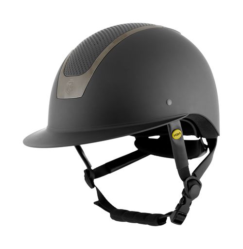 Equinavia Crown MIPS Riding Helmet - Black/Gunmetal