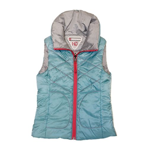 Horseware Kids' Reversible Gilet - Light Blue/Grey