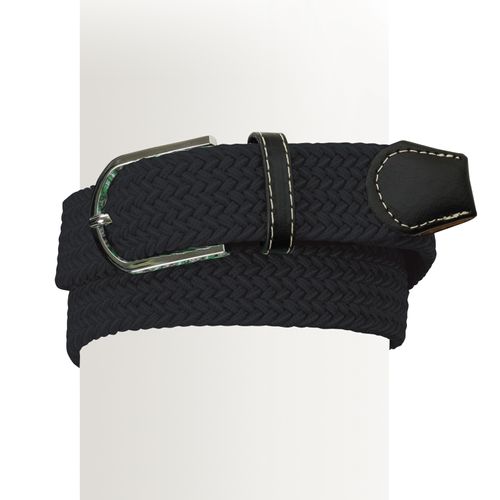 Ovation Women's Braided Stretch Belt - Black