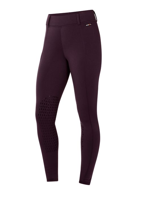 Kerrits Women's Power Stretch Knee Patch Pocket Tights - Vineyard