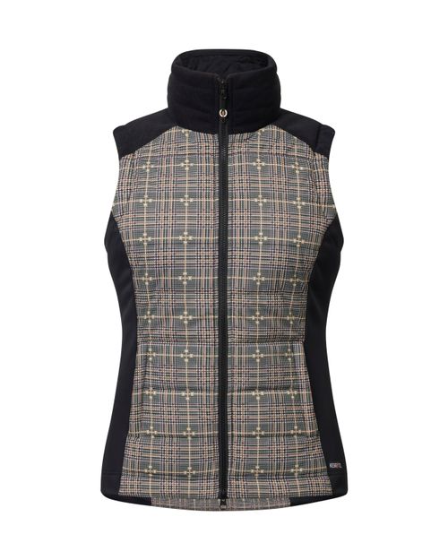 Kerrits Women's Bits Of Plaid Quilted Vest - EQ Plaid