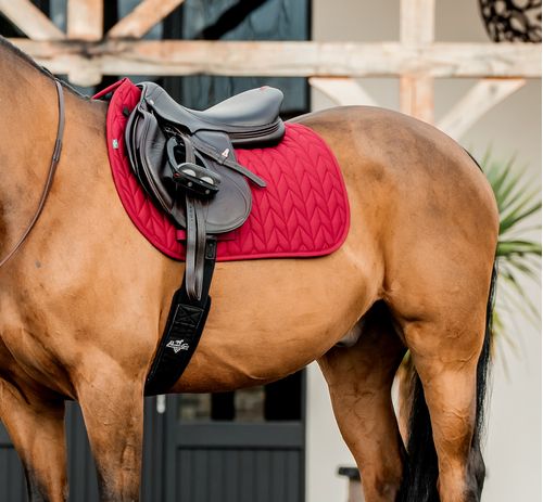 Amigo Jump Saddle Pad - Mulberry