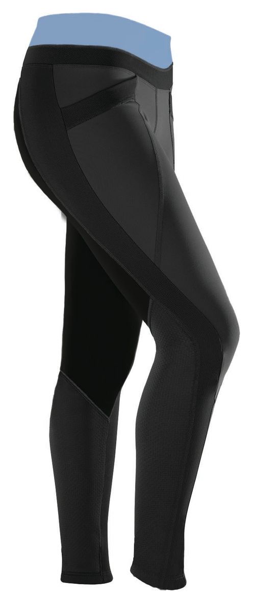 Irideon Women's Synergy Knee Patch Tights - Black/Cornflower
