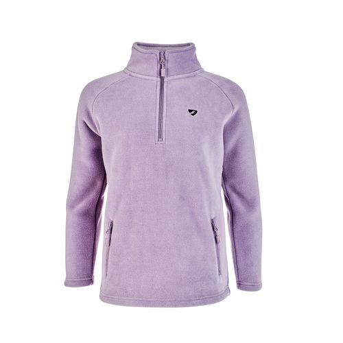 Shires Aubrion Kids' Restore Half Zip Fleece - Mauve