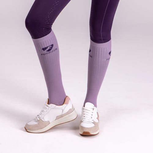 Shires Aubrion Kids' Winter Performance Socks - Mauve