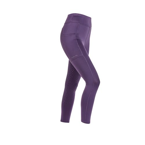 Shires Aubrion Women's Shield Winter Riding Tights - Purple