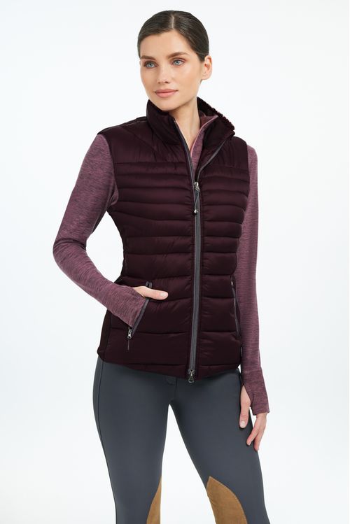 RJ Classics Women's The Harlie Wind Defense Vest - Rum Raisin