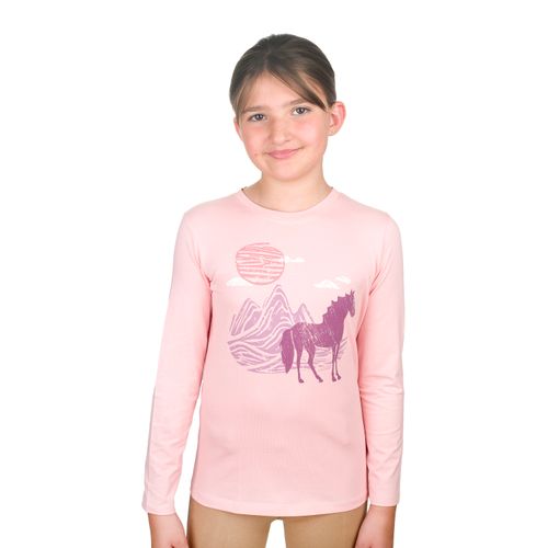 Equistar Kids' Long Sleeve Graphic Tee - Shell