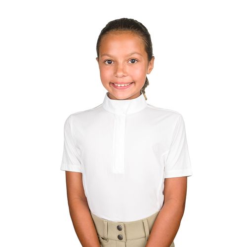 Romfh Kids' Classic Short Sleeve Show Shirt - White/White