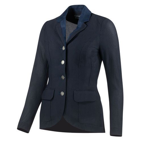 BARN BUSTER: B Vertigo Women's Gabrielle Mesh Show Jacket - EU 42/US 12 - Navy Dark Blue