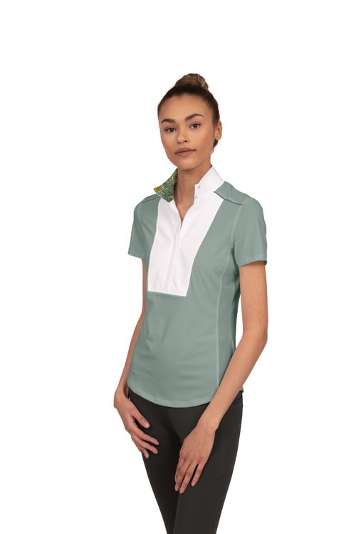 Chestnut Bay Women's SkyCool Liberty Sport Short Sleeve Show Shirt - Sage