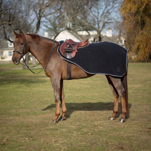 Equinavia Norse Fleece Quarter Sheet - Black/Grape Purple