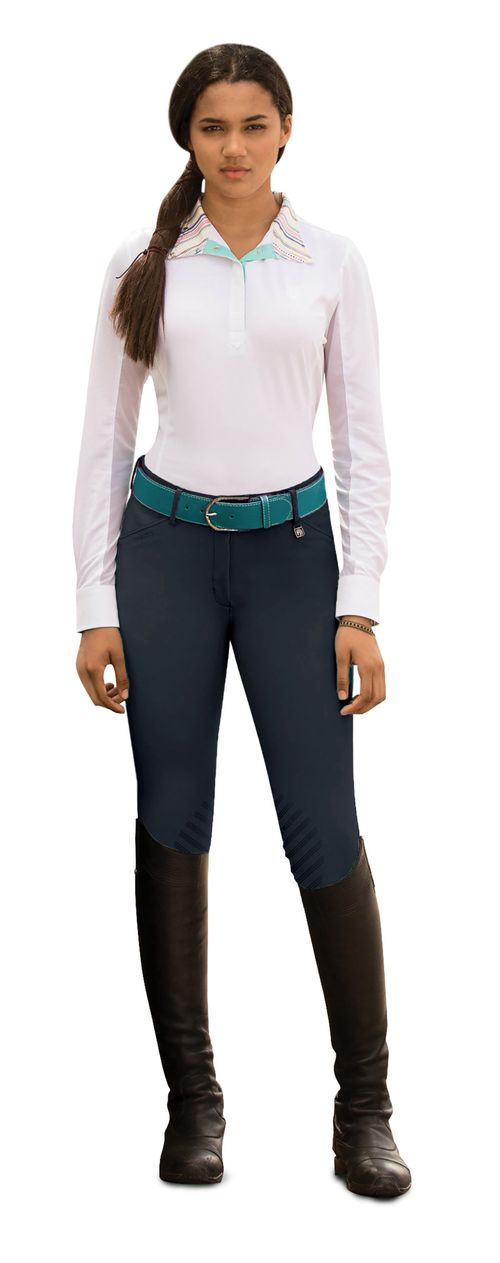 READY TO SHIP: Romfh Women's Sarafina Knee Patch Euro Grip - 30 Regular - Greystoke