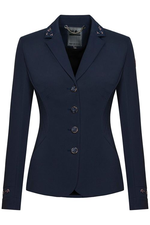 READY TO SHIP: Fair Play Women's Taylor Rose Gold Show Jacket - EU 42/US 12 - Navy