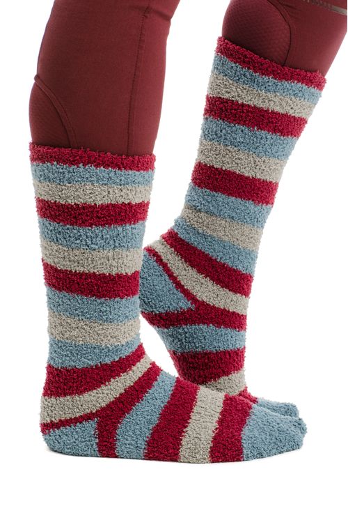 READY TO SHIP: Horseware Softie Socks - 36 - Winter Oceans Stripe
