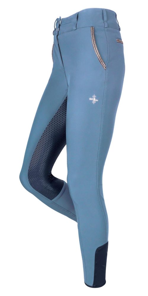 READY TO SHIP: Fair Play Women's Inesa Full Seat Breeches - EU 40/US 28 - Blue