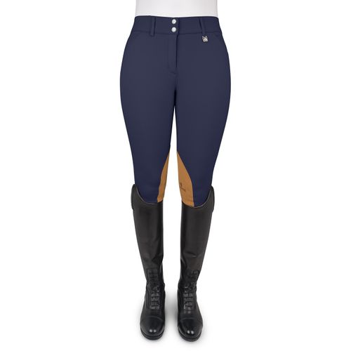 Romfh Women's Willow Knee Patch Euroseat Breeches - Navy