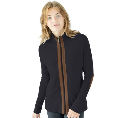 READY TO SHIP: Chestnut Bay Women's Rider Lounge Cardigan - X Large - Almost Black