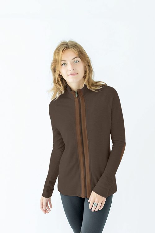READY TO SHIP: Chestnut Bay Women's Rider Lounge Cardigan - X Small - Dark Truffle