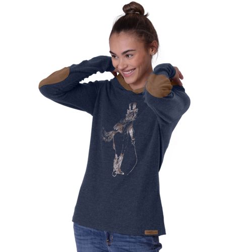 READY TO SHIP: Chestnut Bay Women's Rider Lounge Hoodie - Small - Dark Navy Artful Dodger