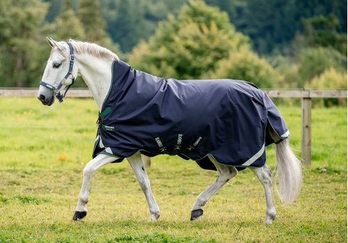 Rambo Wug Turnout 0g - Navy/Hunter Green/Silver