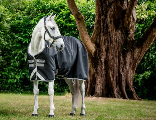 Amigo Bravo 12 Turnout w/Leg Arches 0g - Black/Titanium Grey/Silver