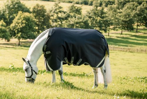 Rambo Supreme Turnout VeriLayer 250g - Black/Thunderstorm Grey/Silver