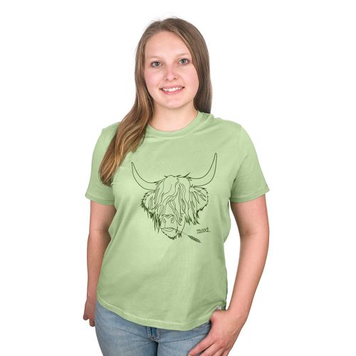 Centaur Ranch Women's Short Sleeve Farm Tee - Trail Green Mood
