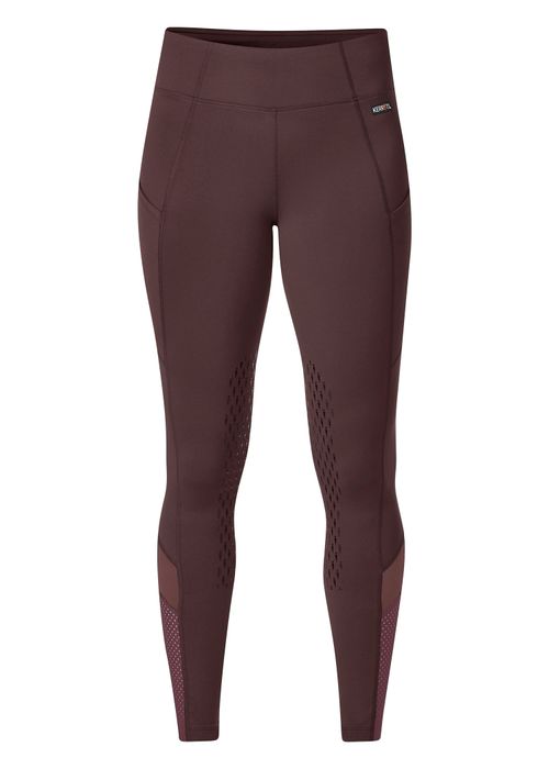 Kerrits Women's Free Style Knee Patch Pocket Tights - Redwood/Sedona