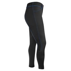 Irideon Women's Zanzibar Knee Patch Breeches - Black/Cobalt
