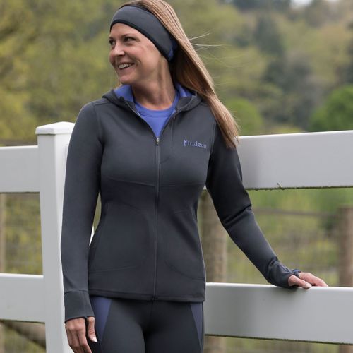 Irideon Women's Himalayer Zip Hoodie - Graphite/Ultra Violet