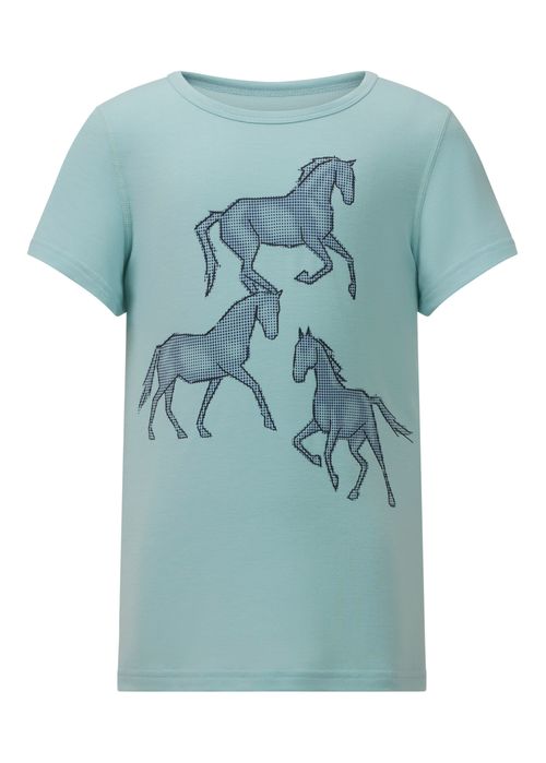 Kerrits Kids' Trinity Horse Tee - High Tide