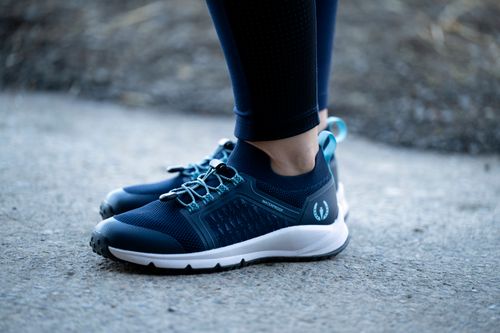 Kerrits Women's Groundwork Waterproof Sneaker - Navy/Topaz