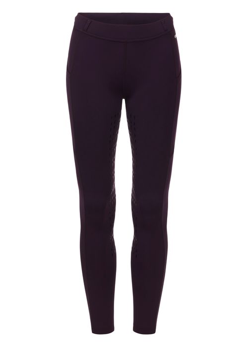 Kerrits Kids' Coolcore Full Leg Tech Tights - Plum Noir