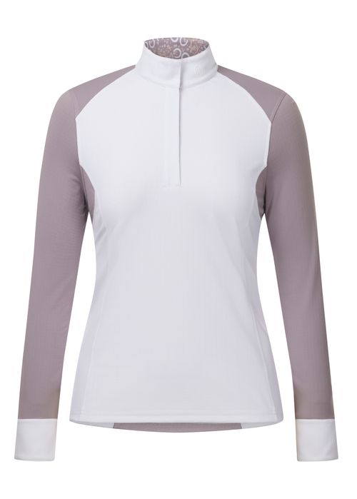 Kerrits Women's Affinity Pro Long Sleeve Show Shirt - Rosedust/Rose Floral