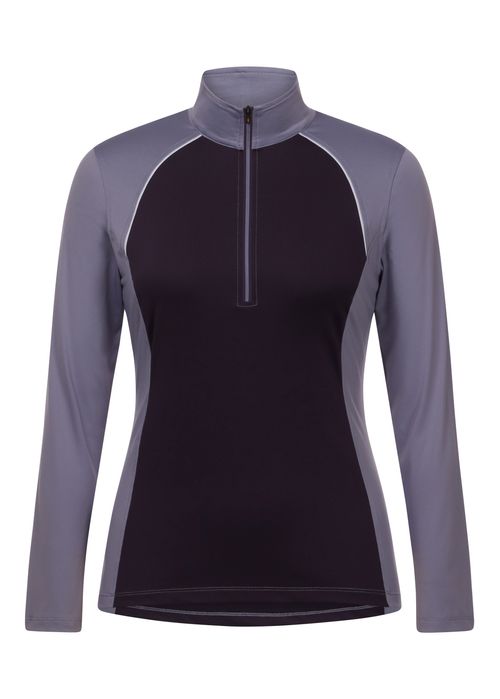 Kerrits Women's Charisma Coolcore Long Sleeve Shirt - Plum Noir