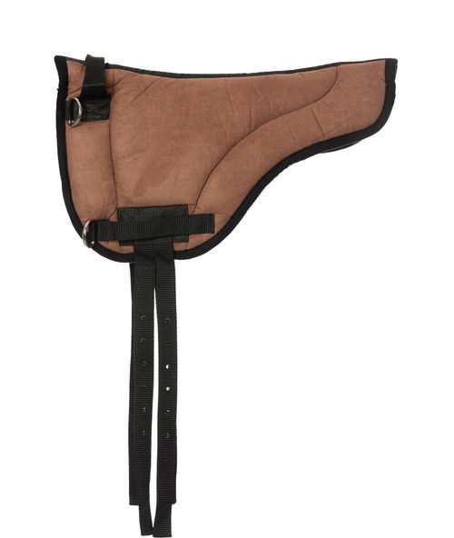 Horze Synthetic Suede Bareback Pad - Brown