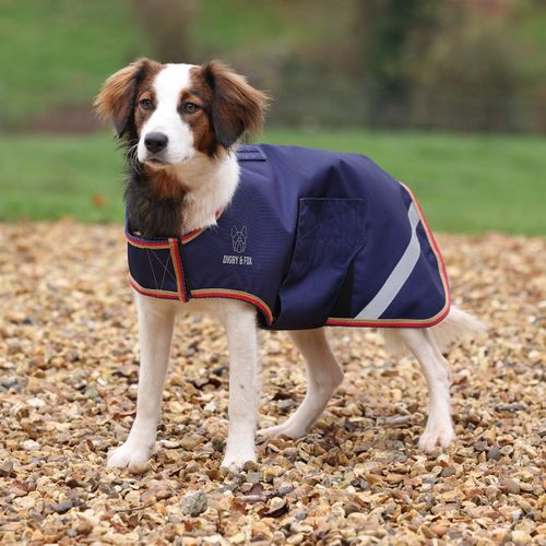 Digby & Fox Lite Waterproof Dog Coat - Navy