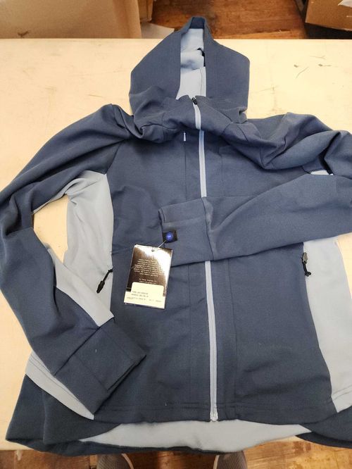 Irideon Women's Himalayer Zip Hoodie - Slate Blue/Blue