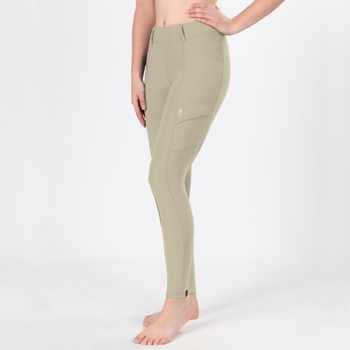 READY TO SHIP: Irideon Women's Issential Cargo Knee Patch Tights - X Large - Classic Tan