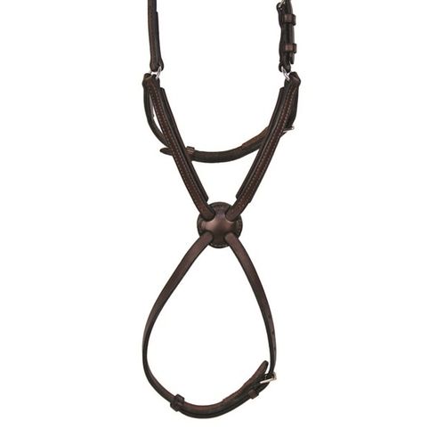 OVERSTOCK: Nunn Finer Figure 8 Noseband with Interchangeable Button - Cob - Black/Zinc