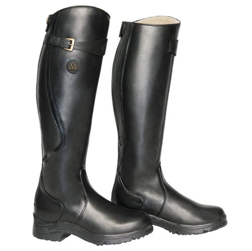 BARN BUSTER: Mountain Horse Women's Snowy River Winter Tall Boot - 7 Regular Regular - Black